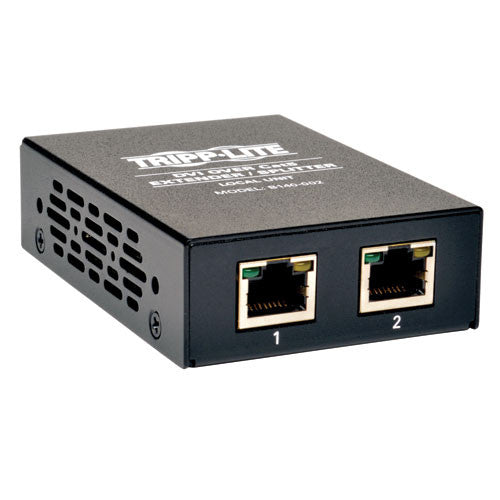 B140-002 - 2-Port DVI over Cat5/Cat6 Extender Splitter, Video Transmitter, 1920x1080 at 60Hz, Up to 200-ft.