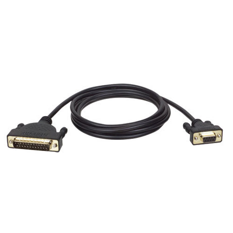 P404-006 - AT Serial Modem Gold Cable (DB25 to DB9 M/F), 6-ft