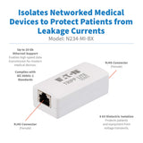N234-MI-BX - Tripp Lite series Medical-Grade Ethernet Network Isolator