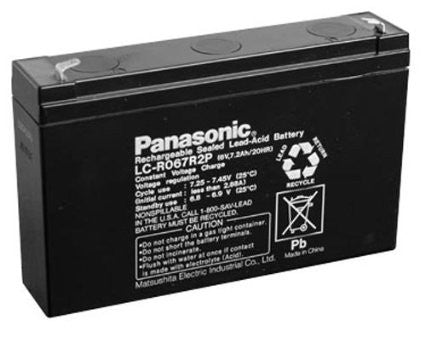 Panasonic LCR067R2P SLA Battery